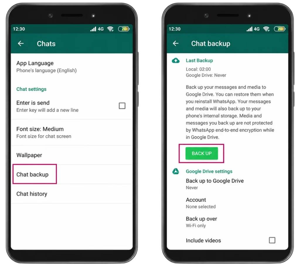 GB WhatsApp Chat Backup